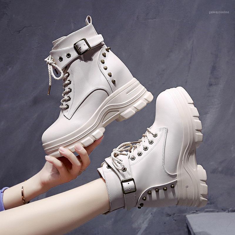 

2020 Women Boots Autmn Boots Female Ankle Botas Comfortable Winter Ladies Shoes Fashion Outdoor Feminimo Footwear Trendy1, Black