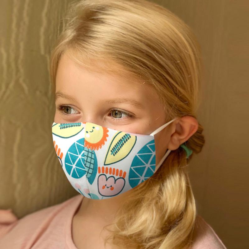 

Kids washcloth Reusable Cotton Kids washcloth For Germ Protection Washable Cloth Breathable For Scarf Bandana Scarves