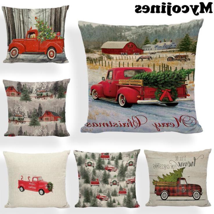 

Christmas Hold Pillow Case Santa Claus Trucker Pillow Cover Xmas Gift Throw Pillow Cases Christmas Cushion For Sofa Home, Remark style