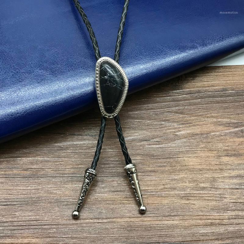 

Profiled pine metal bolo tie tuxedo suit accessories bolo collar leather cord for both men and women1