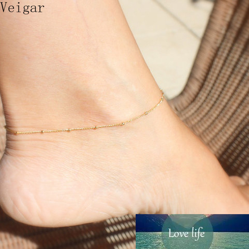 2PCS Brazalete De Tobillo Tobillera Bell encanto Mujeres Cuentas De Cerámica Tejido Cuerda Cadena De Pie