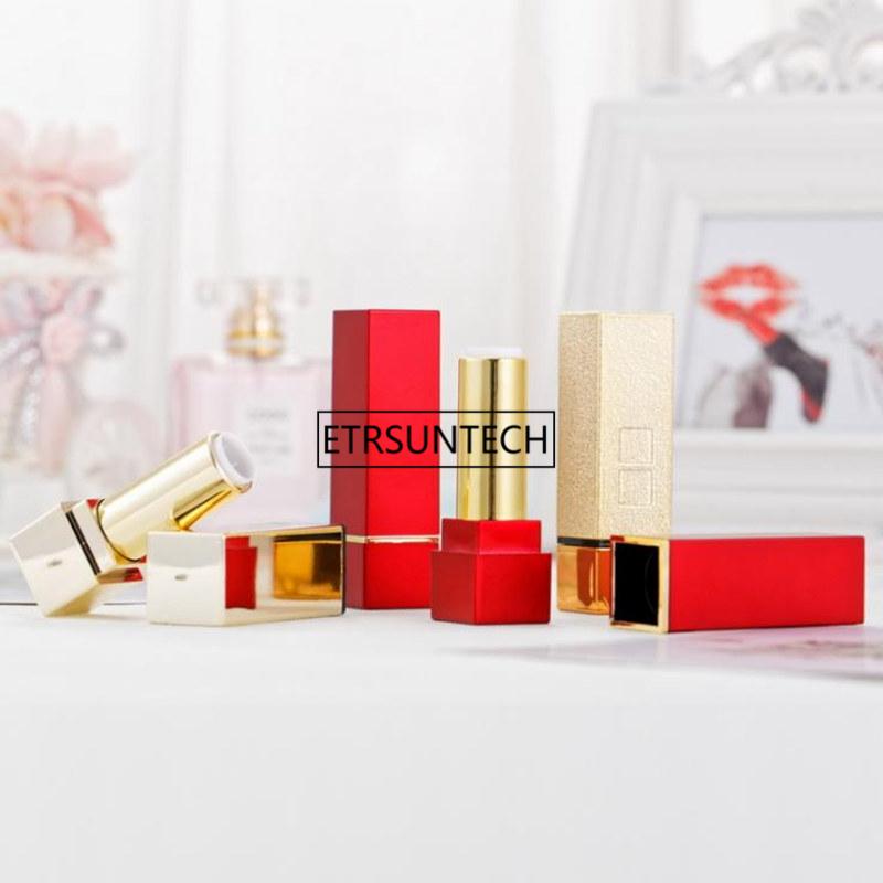 

100pcs 12.1mm Square Empty Lipstick Tubes Refillable DIY Lip Gloss Lip Containers Cosmetic Tool F2218