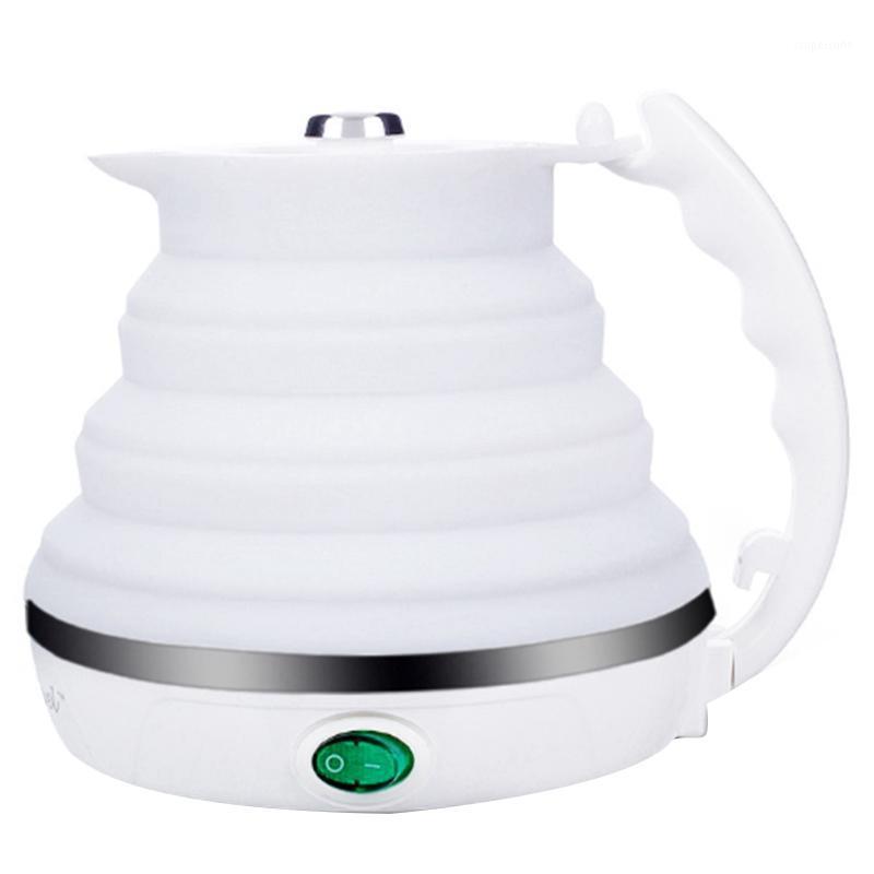 

Foldable Electric Kettle Portable Silicone Collapsible Camping Kettle Boil Dry Protection Folding Electric Water Travel H1