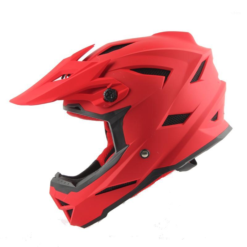 

Wholesale- Free shipping, off road Motorcycle helmet, motorbike motocross Off Road racing /downhill bike helmet rock star cross ATV Bicycle1, Matte yellow