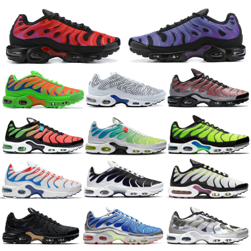 

2020 tn plus running shoes mens White Volt black Hyper Psychic blue Oreo Purple womens Breathable fashion sports sneakers trainers outdoor, Color-24