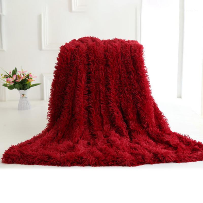 

Super Soft Fuzzy Fur Faux Elegant Cozy With Fluffy Throw Blanket Bed Sofa Bedspread Long Shaggy Warm Bedding Sheet Pillow Case1