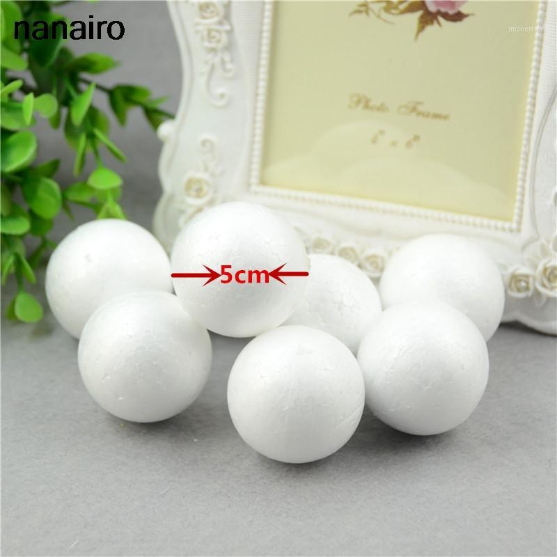 

New!30PCS/Lot 50MM Modelling Polystyrene Styrofoam Foam Ball White Craft Balls For DIY Christmas Party Decoration Supplies Gifts1
