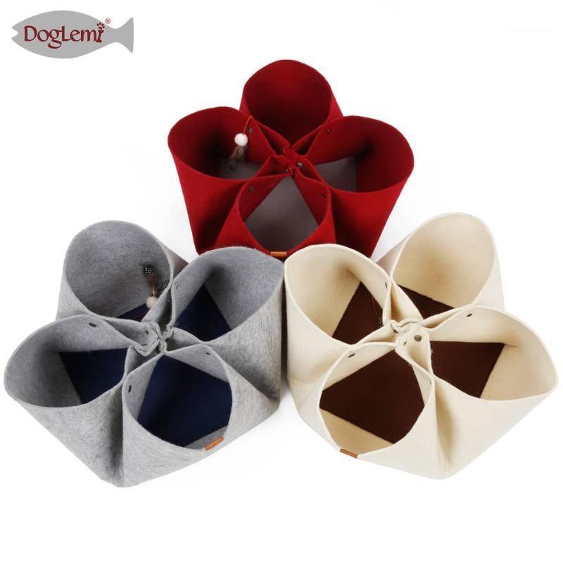 

Doglemi DIY Flower Cat Bed Cave Designer Cat Tunnel1