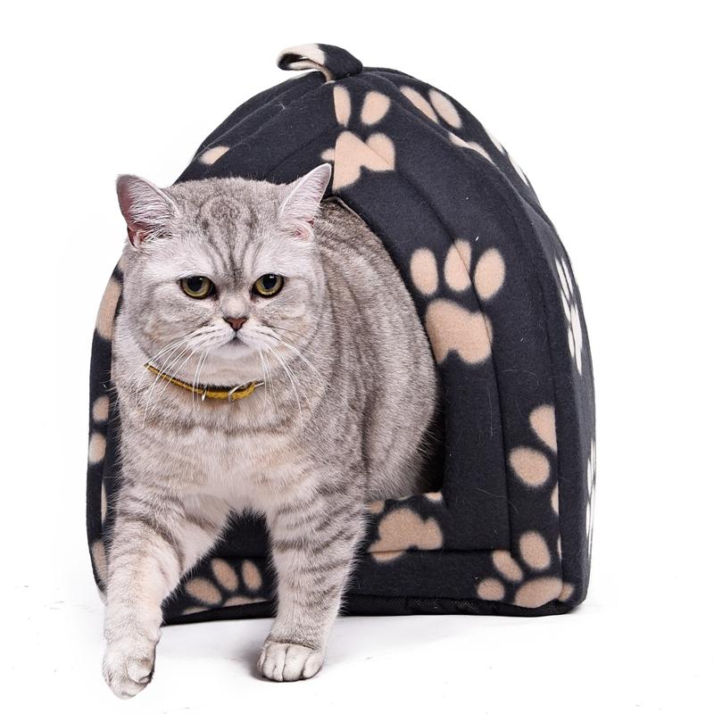 

Multifunctional Pet Cat Bed Pet House Cat Warm House Soft Home Bed Cute Nest For Kitten Kennel 5Color Choose