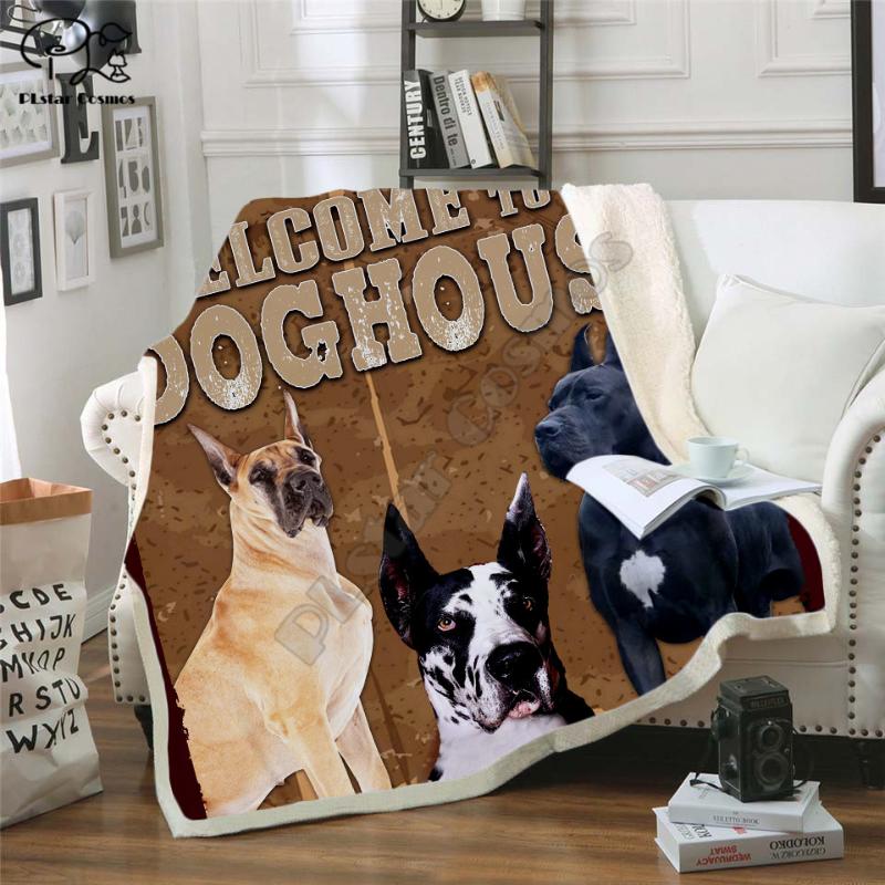 

funny dog Fleece Blanket 3D full printed Wearable Blanket Adults/kids Fleece HOME ACCESSORIES drop shippng