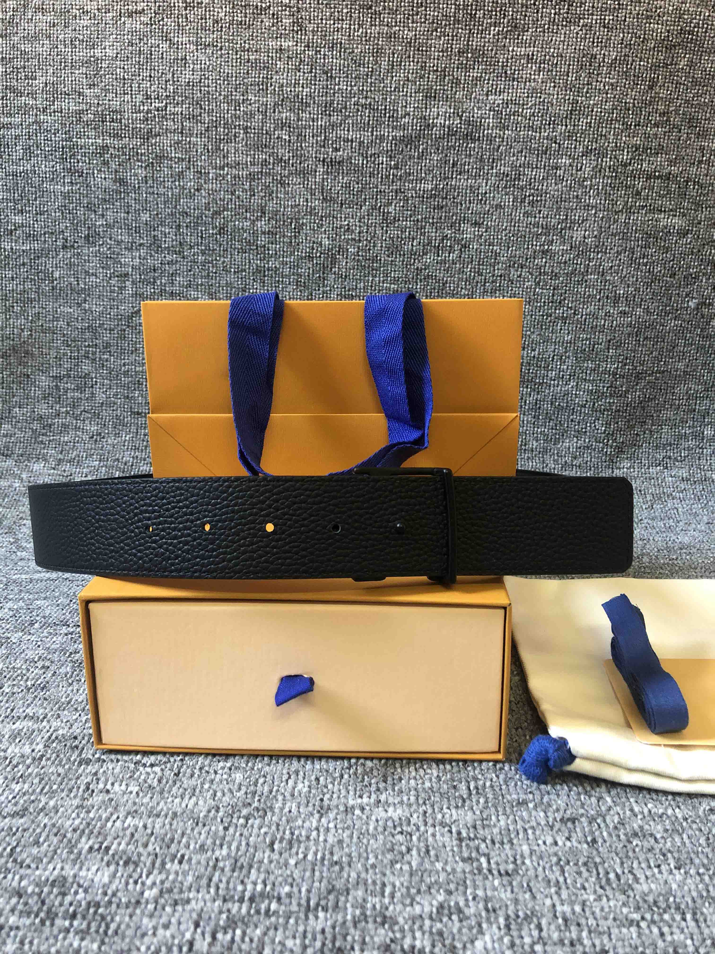 

hot best quality black white red genuine leather men belt with box men designers belts women belts designer belts free shipping 126, Belt with yellow box
