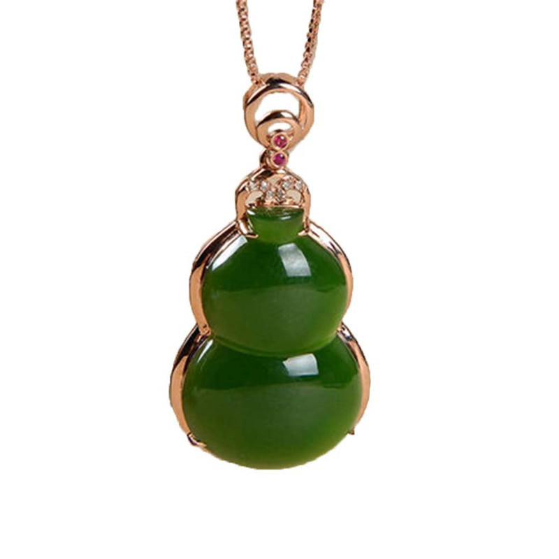 

Jade Jaspe Hetian Natural Cabal 18k Gold Paste Don Women 23re