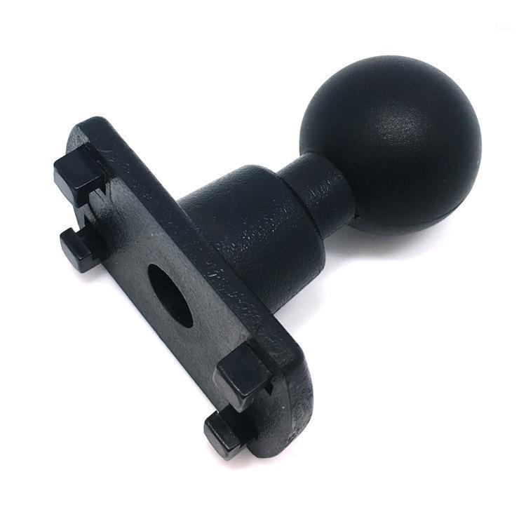 

Phone Holder Stand Base w/ 1 Inch Rubber Ball Compatible w/ Motorcycle Bicycle Waterproof Phone Case Bag 4 Lock Mechanism1, Black
