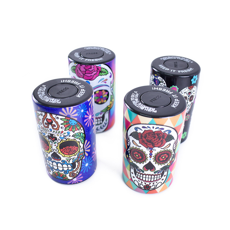 

Tobacco Storage Tank Vacuum Plastic Airtight Containers High Tightness Tobacco Storage Box Oil Drum Smoking Jar With Lid For Free DHL