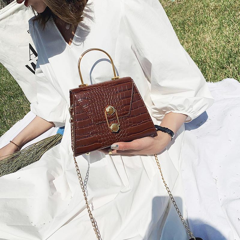 

Stone Pattern PU Leather Crossbody Bags For Women 2021 Designer Small Shoulder Bag Fashion Ladies Handbags Purses