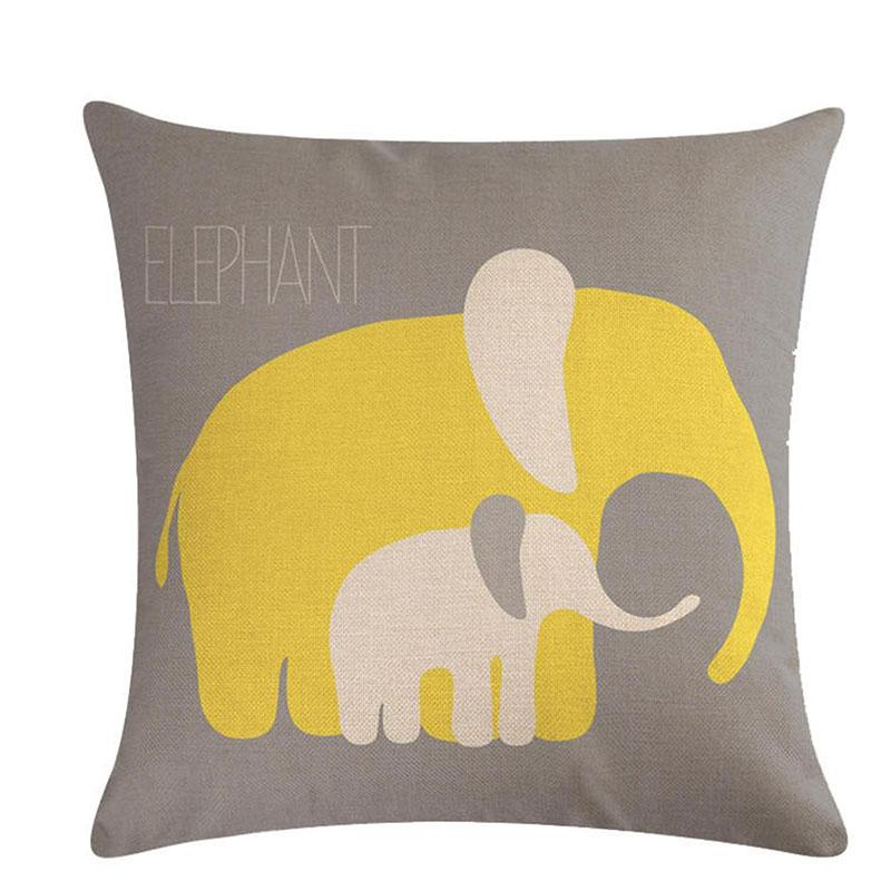 

Print Animal Cushion Cover Pillowcases Decorative Sofa 45*45cm Throw Pillow Cover Home Decoration New Living Room Pillow Case, Style 1