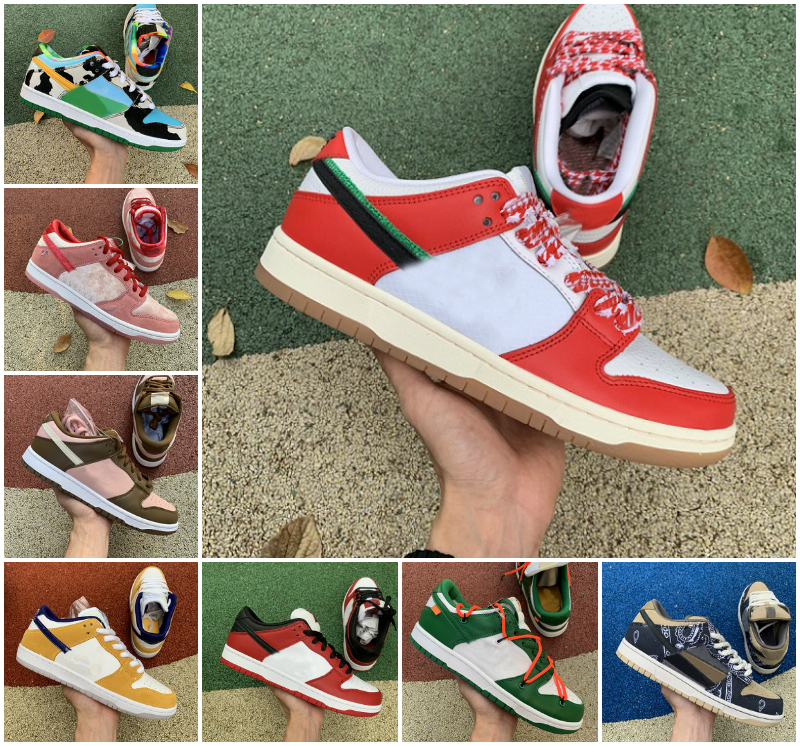 

2021 SB DUNK Travis Scotts Mens Chicago Running Shoes Chunky Dunky Safari Sneakers StrangeLove Low Pine Green White Shadow Sports Shoes, A-b0029