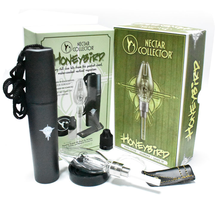 

100% Original NC HB Kits Titanium Tip Grade 2 Mini Glass Pipe Oil Rig HB Concentrate glass water pipe