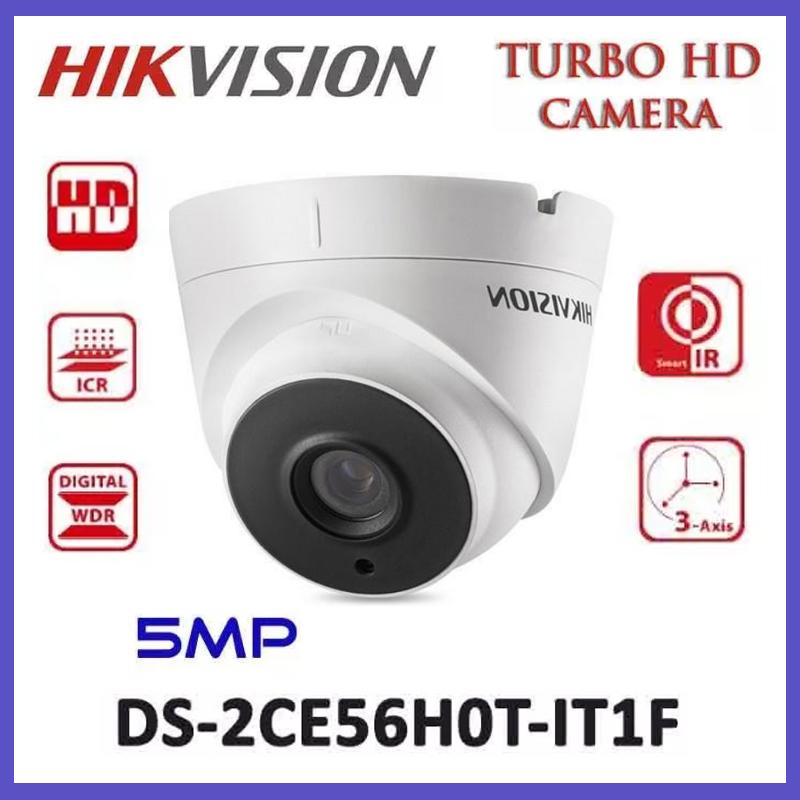 

HIKVISION HD 5MP IR Dome Camera DS-2CE56H0T-IT3F TVI/AHD/CVI/CVBS Switchable 4 in 1 Camera