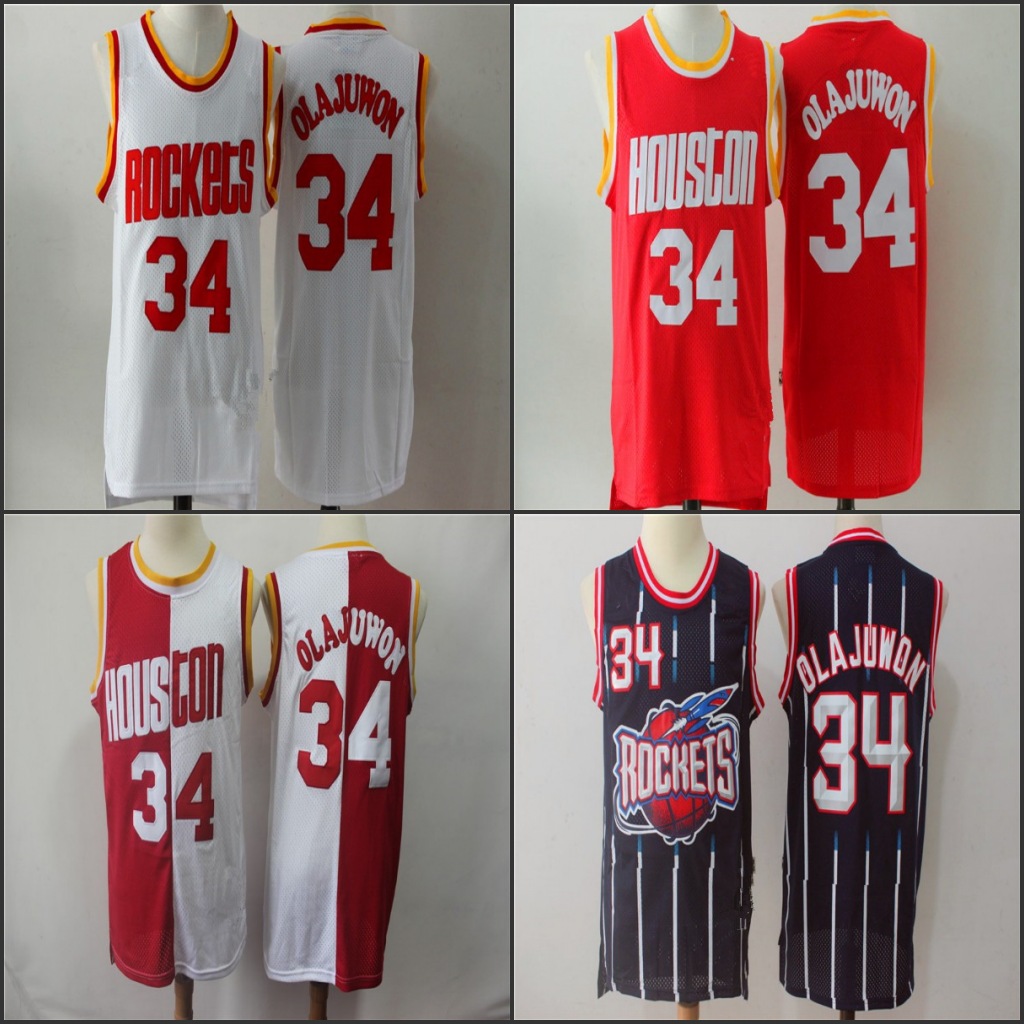 

Hakeem Olajuwon Houston Rockets''Men Mesh Olajuwon Jersey
