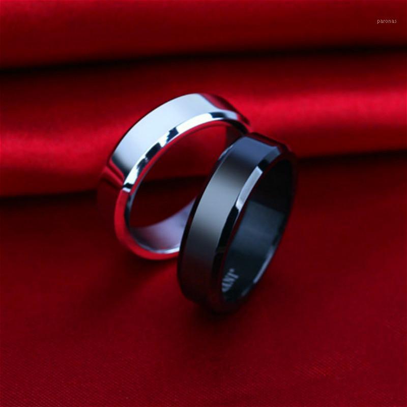 

1pcs Fashion Bevel Edge Steel Titanium Finger Rings Party Favors for Men and Women Rings Party Decoration Gifts Supplies1