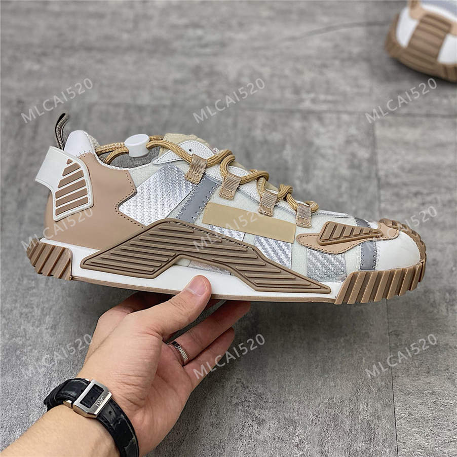 

New Collection Mixed-material ns1 Slip-on Sneakers Sorrento Slusso Rubber Outsole 3M Reflective Men Women Luxurys Designers Sneaker Trainer, Color 01