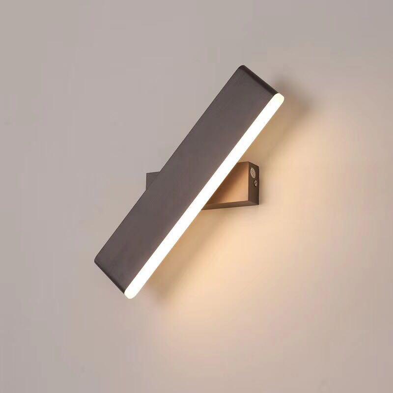 

Modern Bedroom Reading LED Wall Lighting Fixture Rotatable Wall Mounted Lamp for Bedside Hotel Living Room Aluminum Sconce
