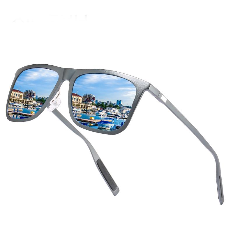 

Vintage Polarized Men Sunglasses Aluminum Magnesium Frame Brand Designer Retro Sun Glasses Unisex Driving Goggles