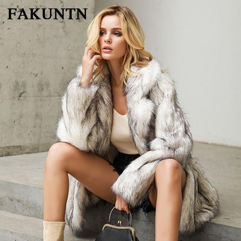 

Winter Faux Fur Coat Jacket Mid-Length Winter Fashion Warm Teddy Coat Plush Fluffy Women Jacket With Fur From Artificial, White black