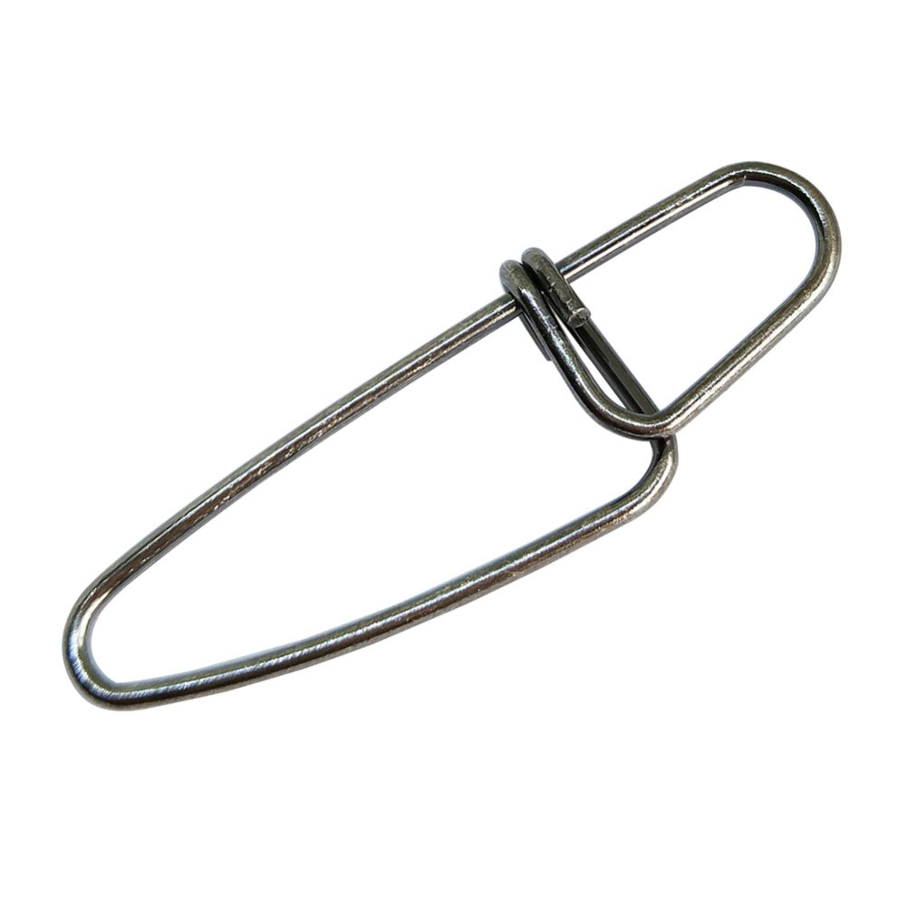 200pieces/lot Stainless Steel Fishing insurance snap Saltwater Bass Strength fishing tackle Freshwater Fly Ice carp fishing Lure Connector-image-397773751