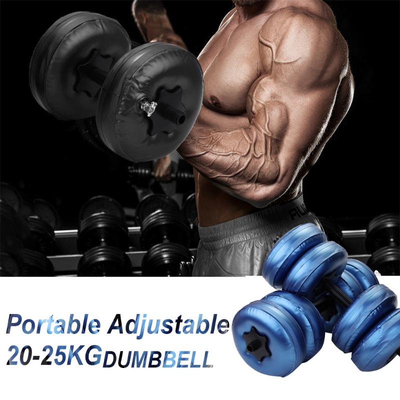 

Adjustable Dumbbell Flexible Fitness Water-filled Dumbbell Heavy Weight Gym Home Exercise Bodybuilding Equipment, Black