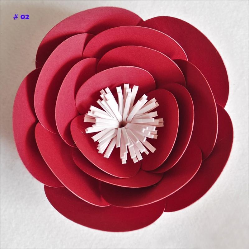 

1 Piece 10CM Cardstock Personalized Small Paper Flower For Wedding Backdrops Windows Display Kids' Room Decorations Handmade1, Pink