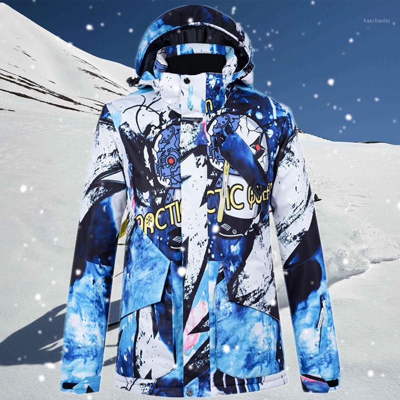 

Man Ski Jacket Windproof Waterproof Winter Outerwear Outdoor Snowboarding Coat Male Thermal Snow Skiing Jacket Cyf2781, B picture color