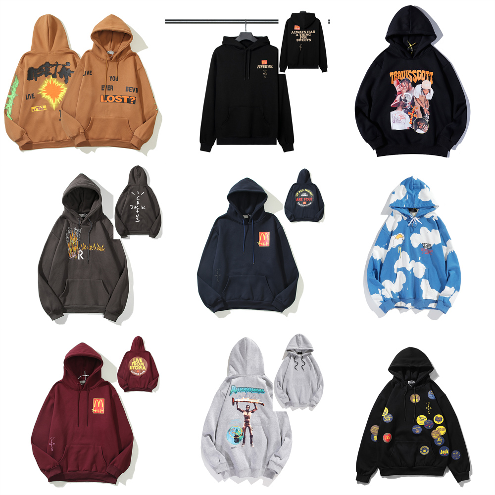 

Man designers clothes mens hoodies Travis Scott Cactus Jack 100% cottom fleece men's clothing sport hoodie hooded print sweatshirt spring autumn coat