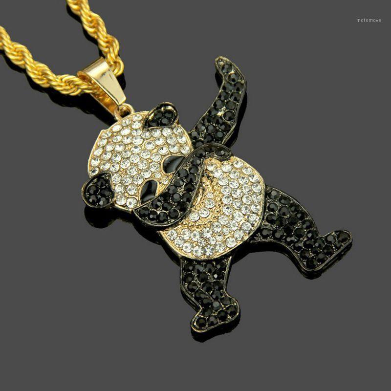 

Animal Panda Pendant Hip Hop Dancing Funny Rock Hip Hop Necklace, Men's Gift NEW1