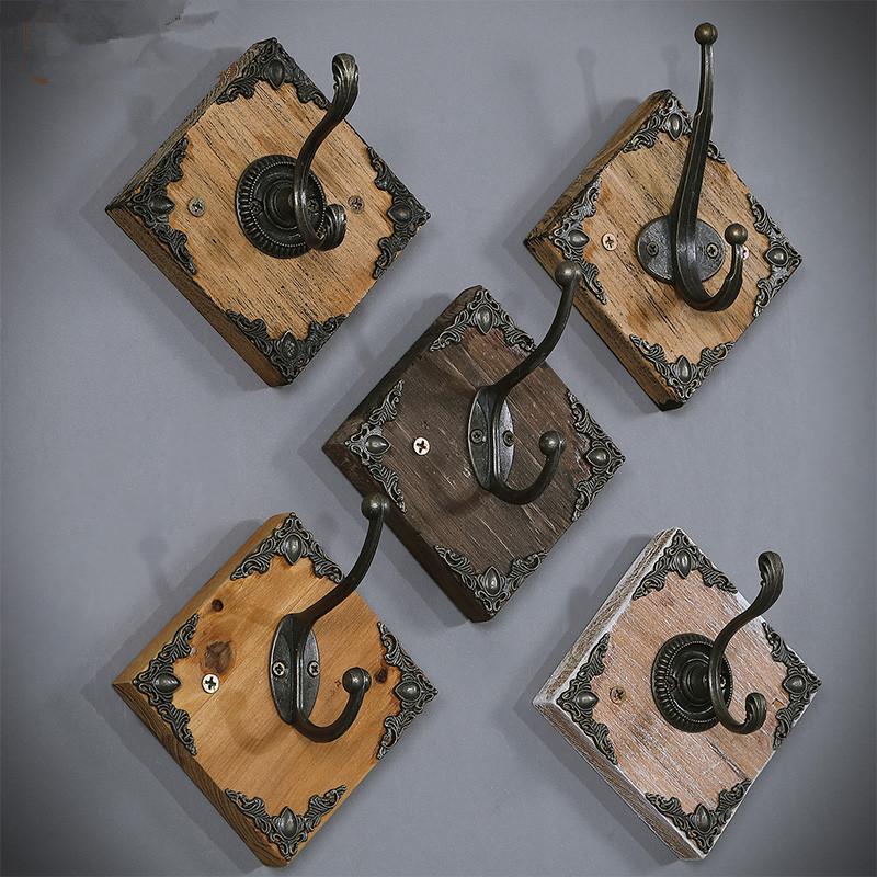 

Fashion Shop Metal Hook Display Frame Wall Hook American Country Wall Hanging Creative Point Hanging Clothes and Caps