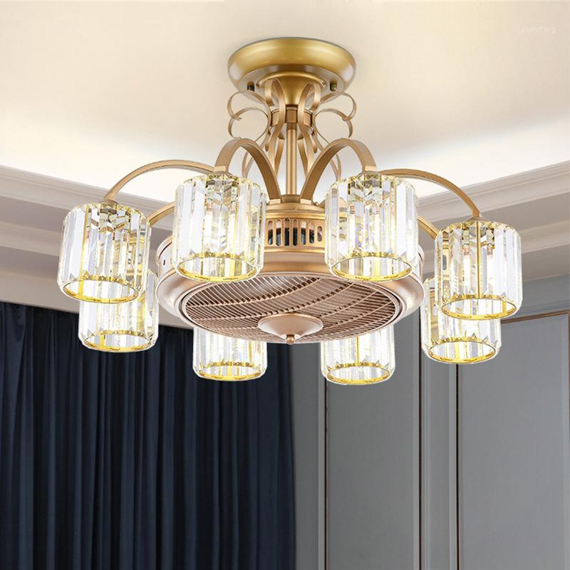 

Nordic invisible fan lamp ceiling fan lamp dining room living room bedroom anion modern simple creative ceiling1