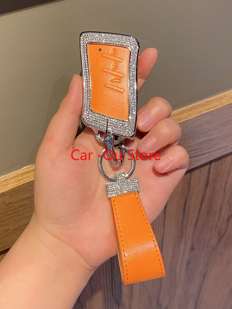 

For LEXUS ES200 ES300h IS500h UX260h Key Case Cover Chain Buckle High Grade Diamond New Pink For Girl