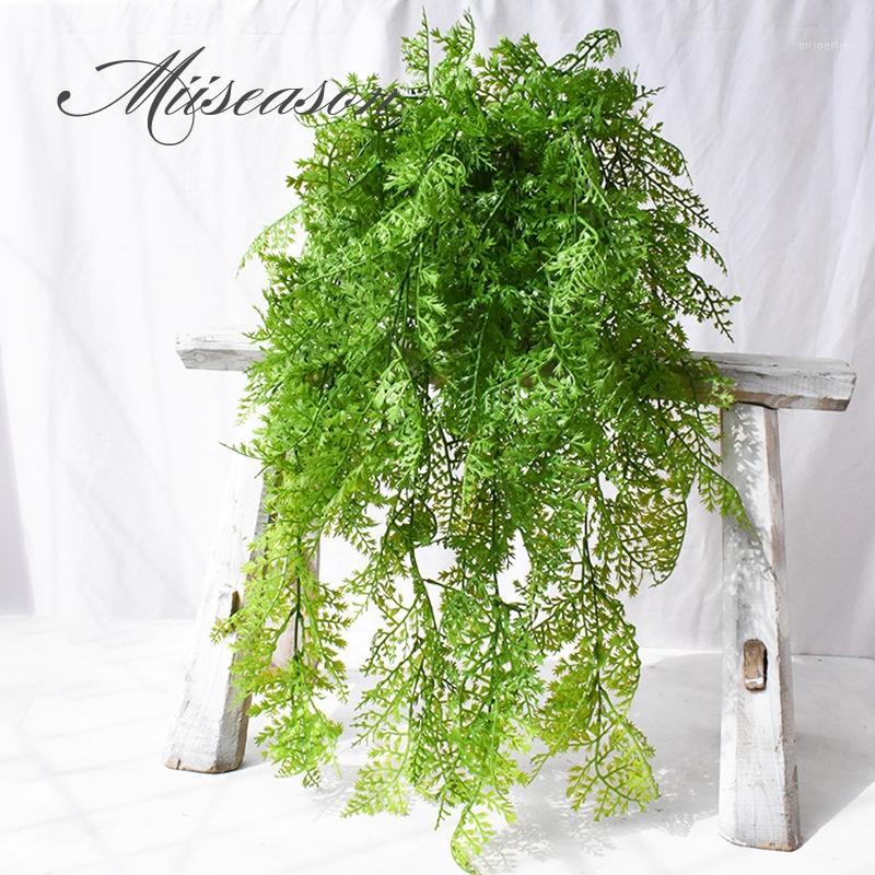 

5 Forks Artificial Maidenhair fern Leaves Simulation Green Persian Fern Plant Fake Leaves Rattan Home Garden wedding Decoration1