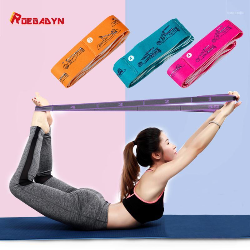 

Yoga stretching belt Tension resistance band Yoga dance training elastic band Posture stretch1, Blue