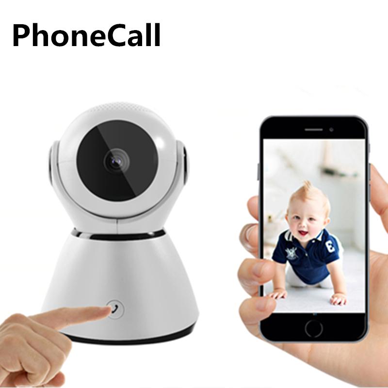 

Phone Call Video Wireless Baby Monitor With Voice Call Babyphone Camera Motion Detection One Touch WiFi Baby Camera