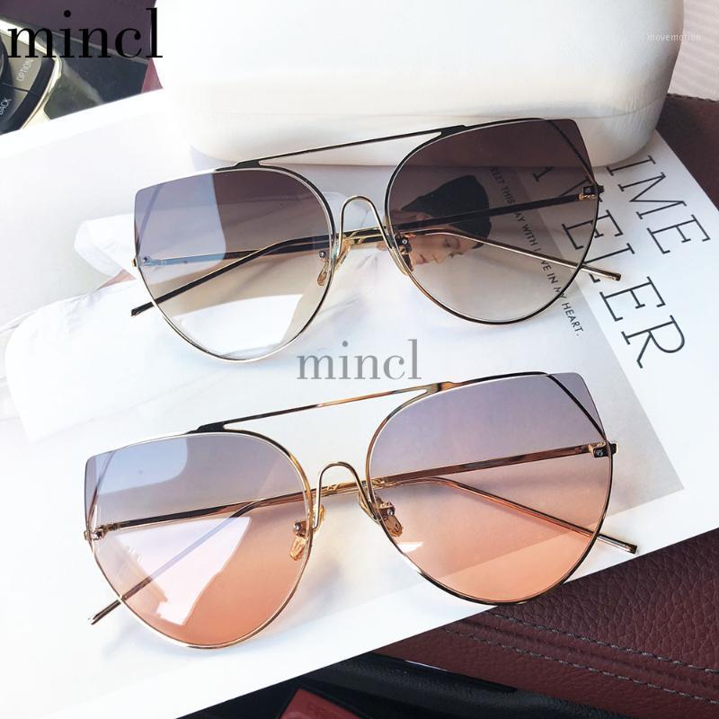 

2020 Oversized Retro Round Sunglasses Women Designer Vintage cat Sun Glasses For Female Eyewear punk Mirror Purple Glasseses NX1