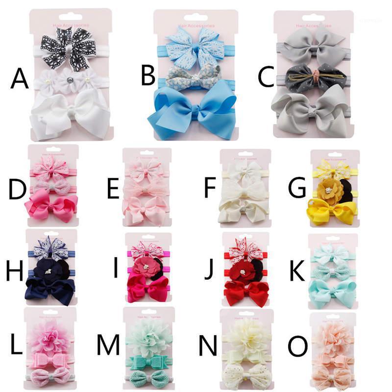 

TELOTUNY Headband Bow For GirlS Elastic Floral Headband Hairbaby hair accessories Girls baby Bowknot Hairband Set SEPT 201