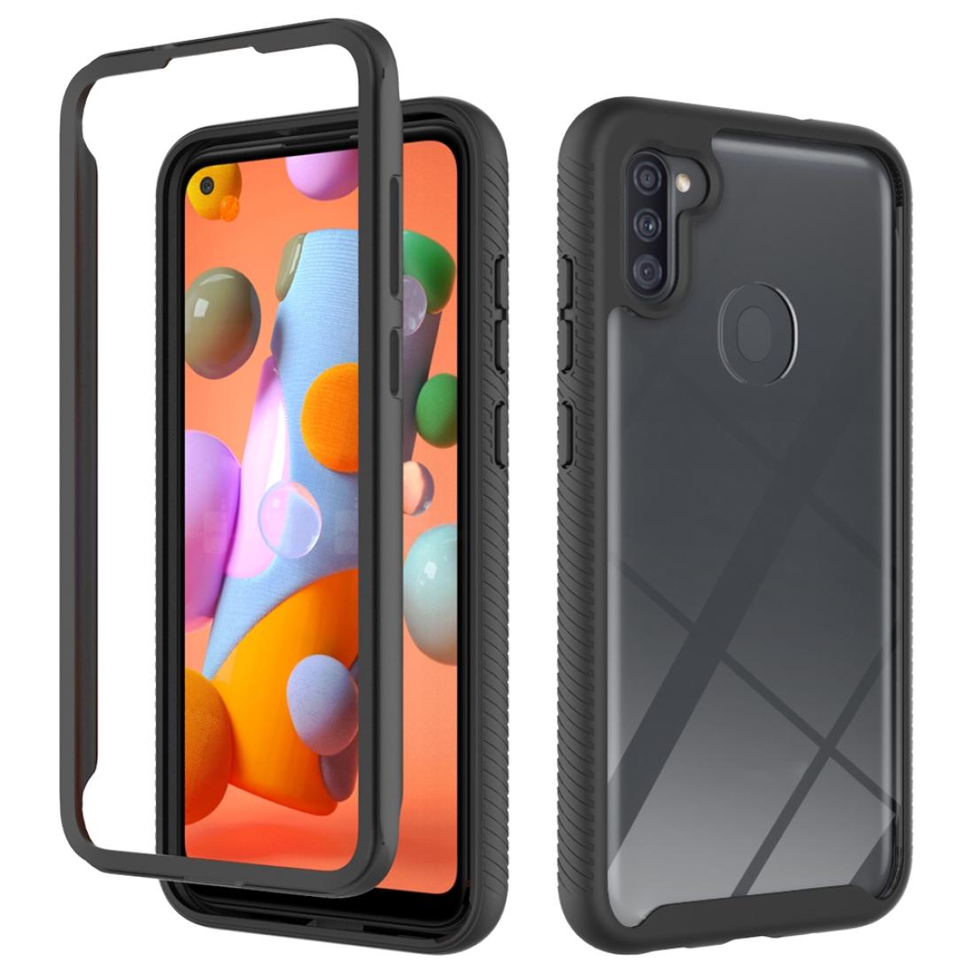 

For Samsung Galaxy A11 M11 Starry Sky Solid Color Series Shockproof PC TPU Protective Case