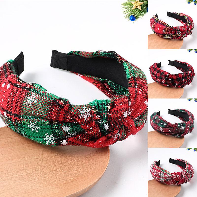 

2020 New Winter Warmer Ear Knitted Headband For Women Girls Trendy Elegant Christmas Fashion Hair Hoop Wide-Brimmed Headband
