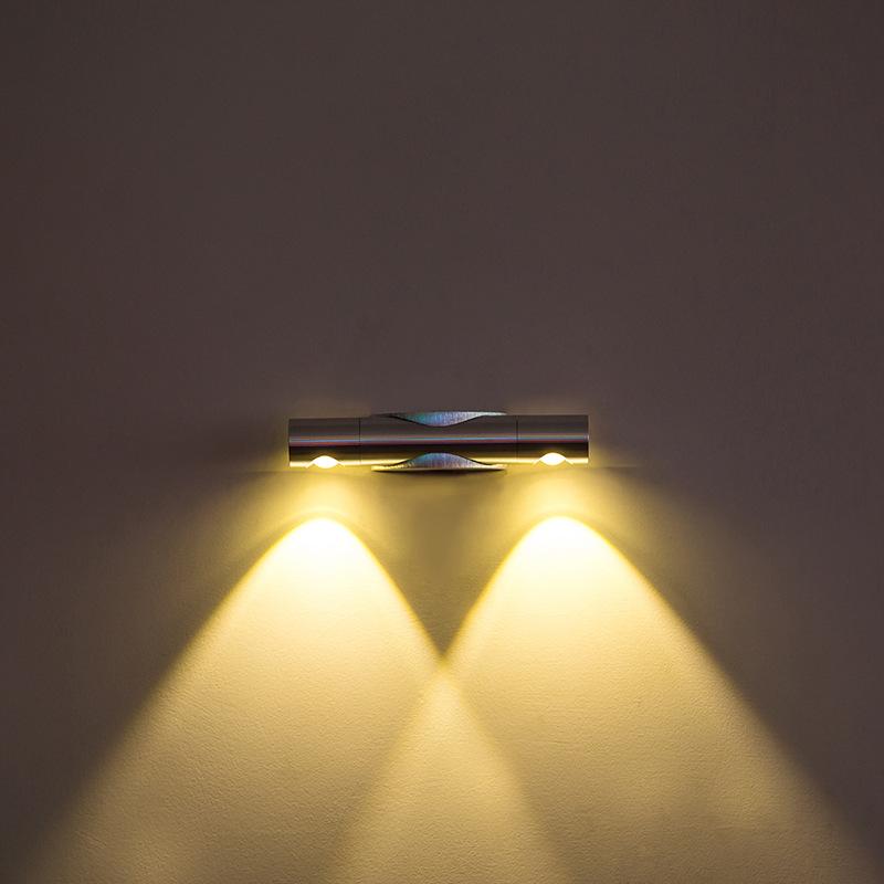 

High quality double-headed LED wall lamp light living room aisle decorative wall lamp can be rotated bedroom bedside