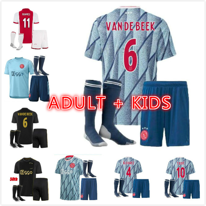 

20 21 ZIYECH 50TH soccer jersey PROMES 2020 2021 camiseta de fÃºtbo VAN DE BEEK TADIC ZIYECH FOOTBALL SHIRT NERES Adult suit SETS uniform, Black;yellow