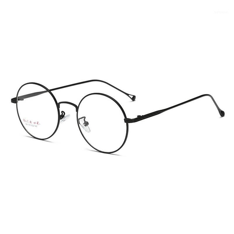 

Super Light-weight Alloy Frame Eyeglasses Full Rim Eyewear Round Spectacles Optical Glasses Men and Women Style1