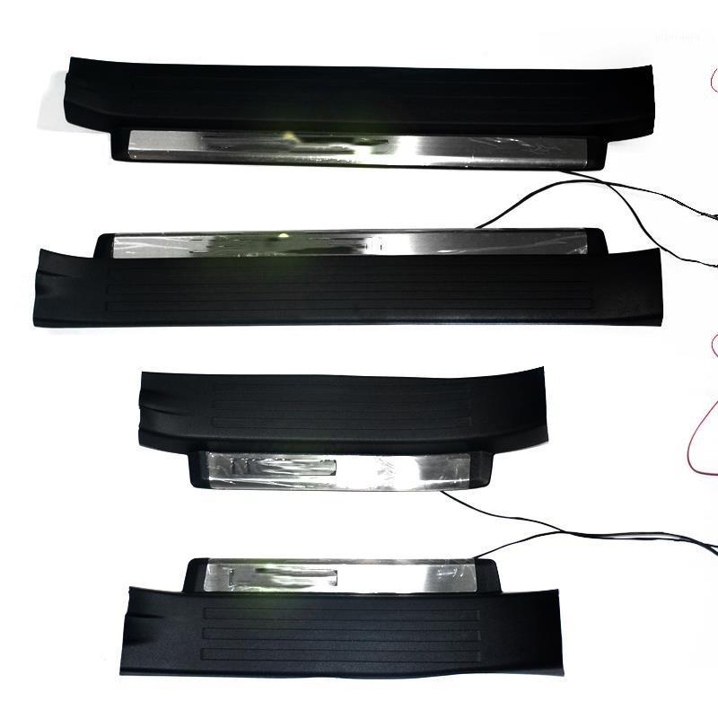 

CAR INTERIOR LED DOOR SILL PLATE WELCOME LIGHTS scuff Bar Running Boards entry guards cover FIT FOR PRADO FJ150 2020-20201