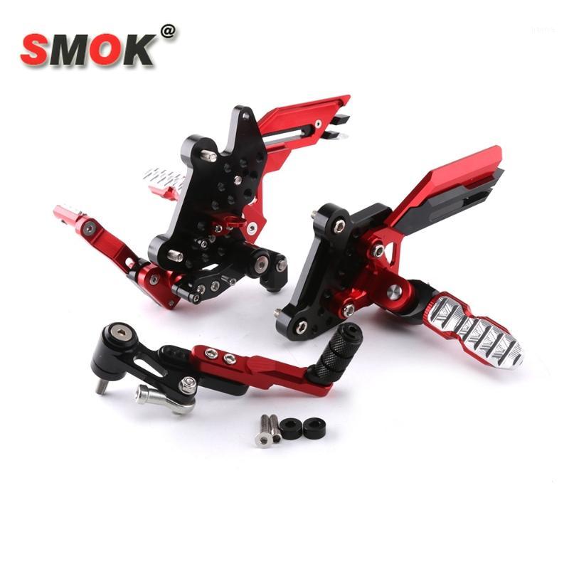 

Motorcycle CNC Aluminum Alloy Footrest Foot Rest Pegs Rear Sets Rearset For CBR650F CB650F 2014 2015 2016 2017 20181